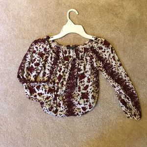 BM Rose Off the Shoulder Top